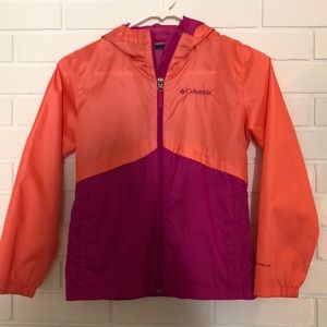 Girls Columbia Windbreaker / Rain Jacket